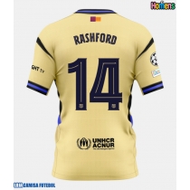 Camisa de Futebol Barcelona Marcus Rashford #14 Equipamento Secundário 2025-26 Manga Curta